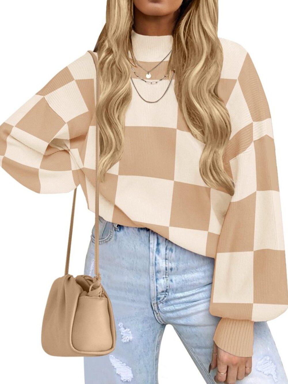 Women's Turtleneck Oversized Sweaters 2026 Fall Outfits